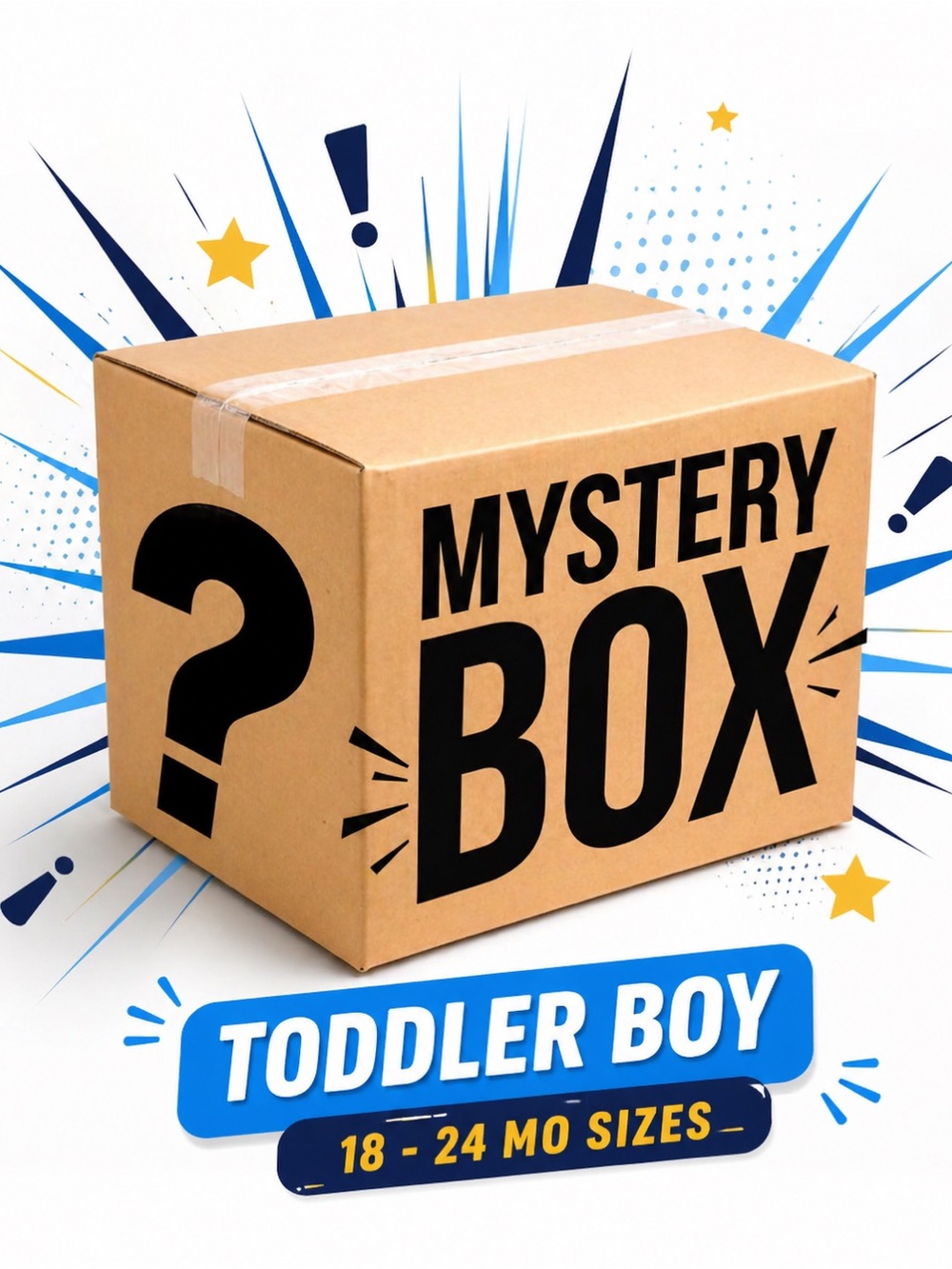 Mystery Box Toddler Boy Clothing Pack - Blue